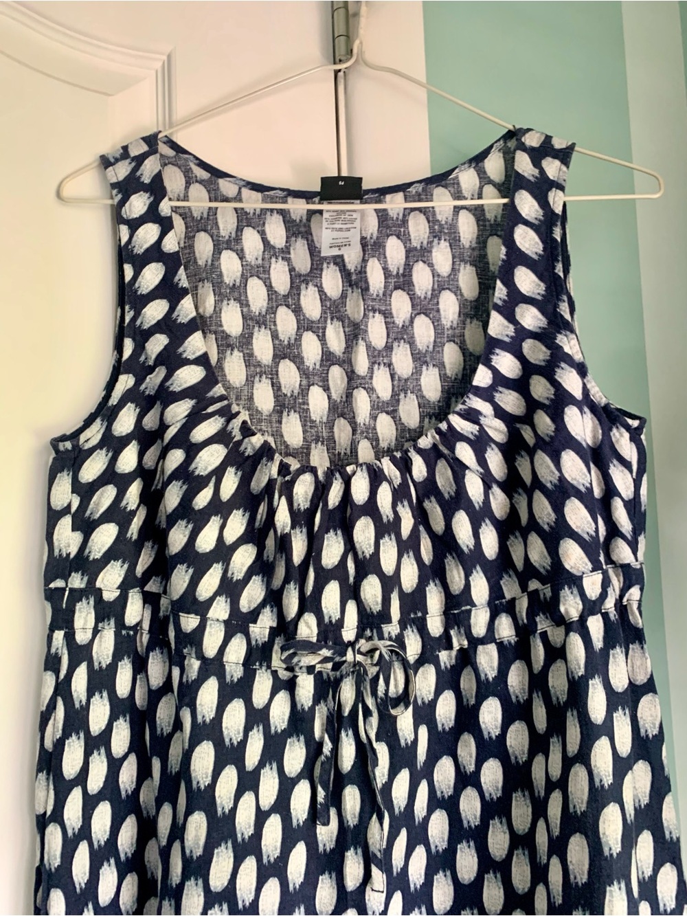 PATAGONIA SUMMERTIME DRESS NAVY SIZE 6